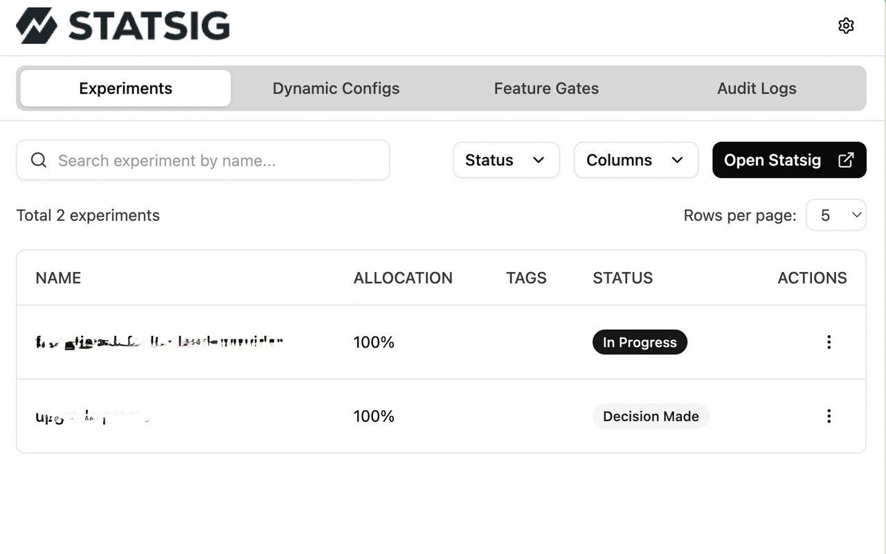 Main Dashboard
